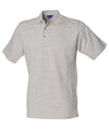 Henbury HB100 Classic cotton piqué polo with stand-up collar