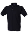 Henbury HB100 Classic cotton piqué polo with stand-up collar