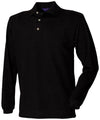 Henbury HB105 Long sleeve cotton polo shirt
