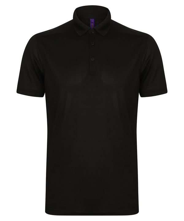 Henbury HB460 Stretch polo shirt with wicking finish (slim fit)