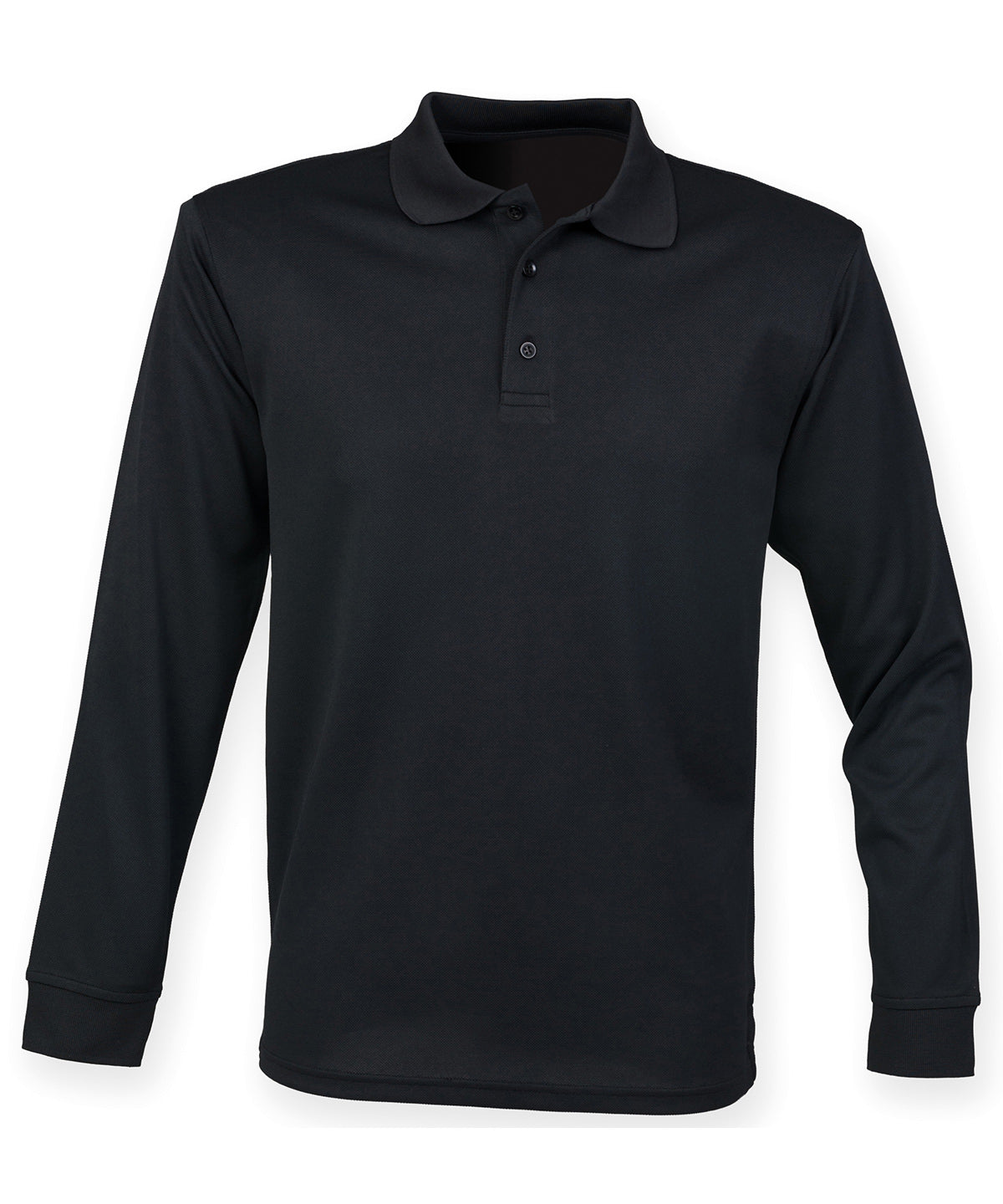 Henbury HB478 Long sleeve Coolplus® polo shirt