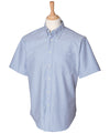 Henbury HB515 Short sleeve classic Oxford shirt