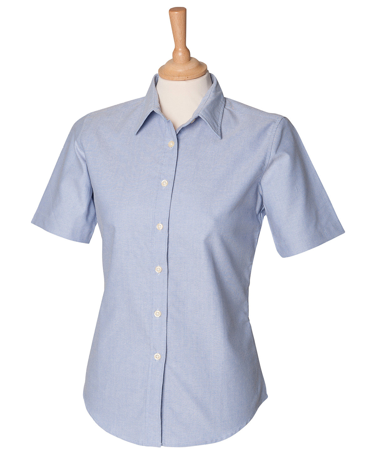 Henbury HB516 Women's short sleeve classic Oxford shirt