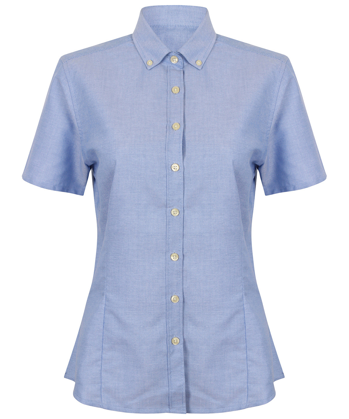 Henbury HB518 Women's modern short sleeve Oxford shirt