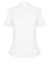 Henbury HB518 Women's modern short sleeve Oxford shirt