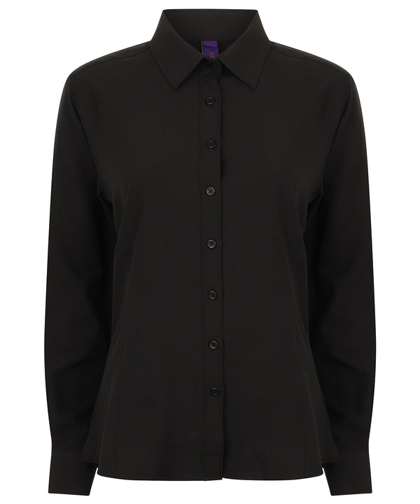 Henbury HB591 Women's wicking antibacterial long sleeve shirt