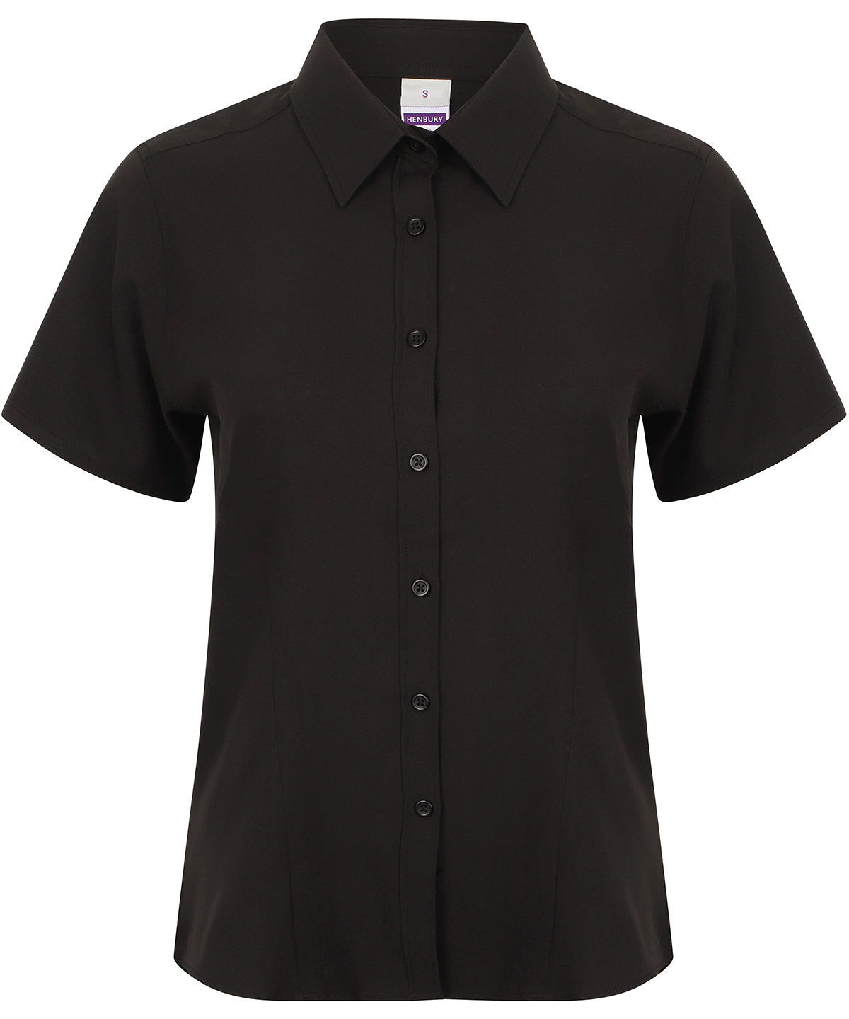 Henbury HB596 Women's wicking antibacterial short sleeve shirt