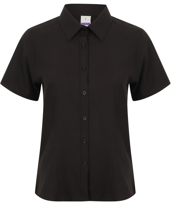 Henbury HB596 Women's wicking antibacterial short sleeve shirt