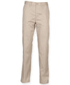 Henbury HB640 65/35 flat fronted chino trousers