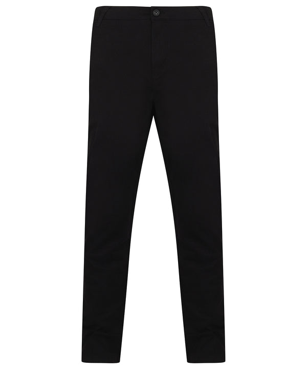 Henbury HB650 Stretch chinos with flex waistband