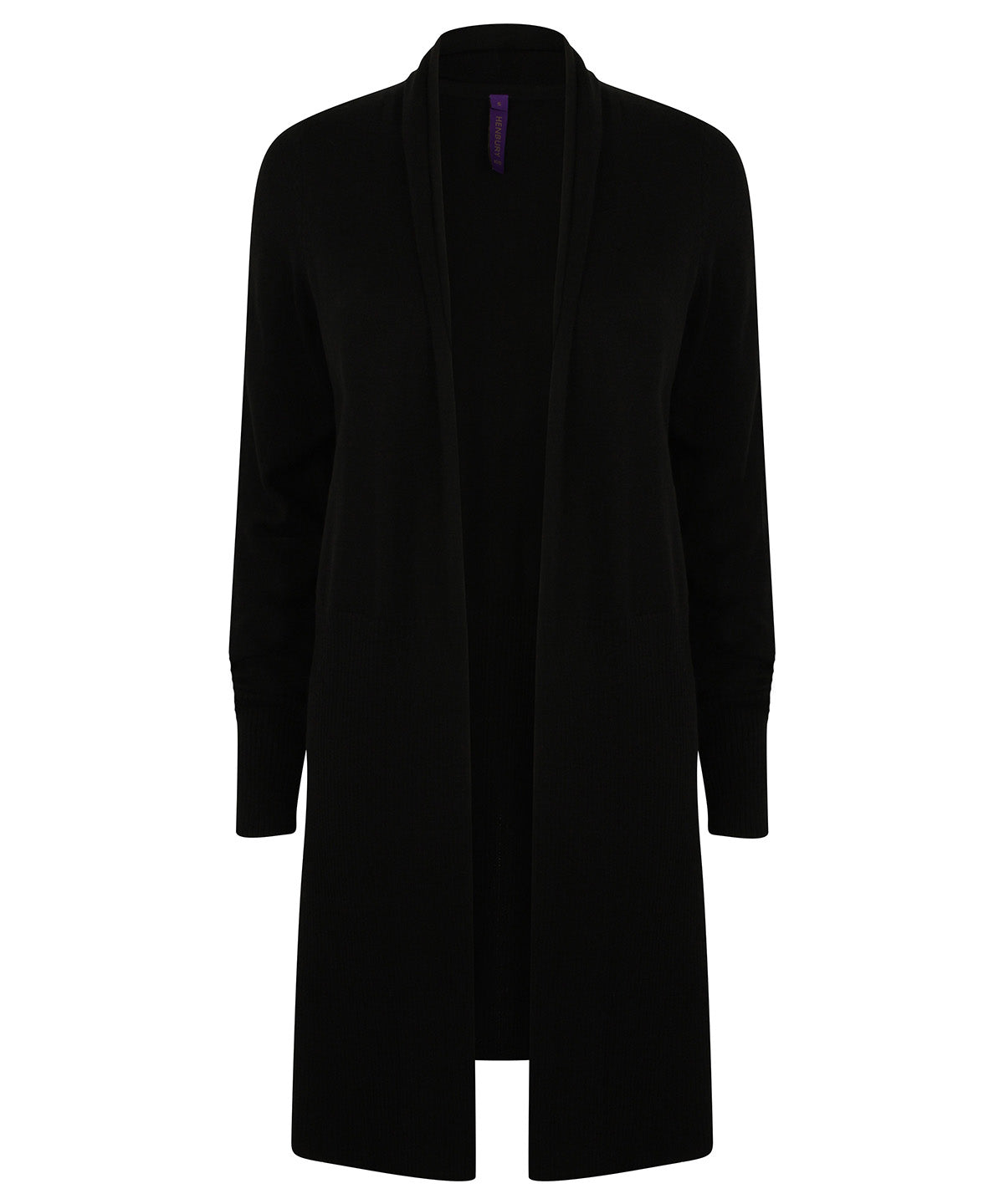 Henbury HB719 Women's longline open cardigan