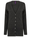 Henbury HB723 Women's v-button cardigan
