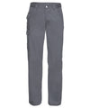 Russell J001M Polycotton twill workwear trousers — Convoy Grey