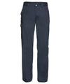 Russell J001M Polycotton twill workwear trousers — French Navy
