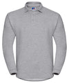 Russell J012M Heavy-duty collar sweatshirt — Light Oxford