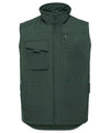 Russell J014M Heavy-duty gilet — Bottle Green