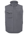 Russell J014M Heavy-duty gilet — Convoy Grey
