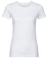 Russell J108F Women's pure organic tee — White
