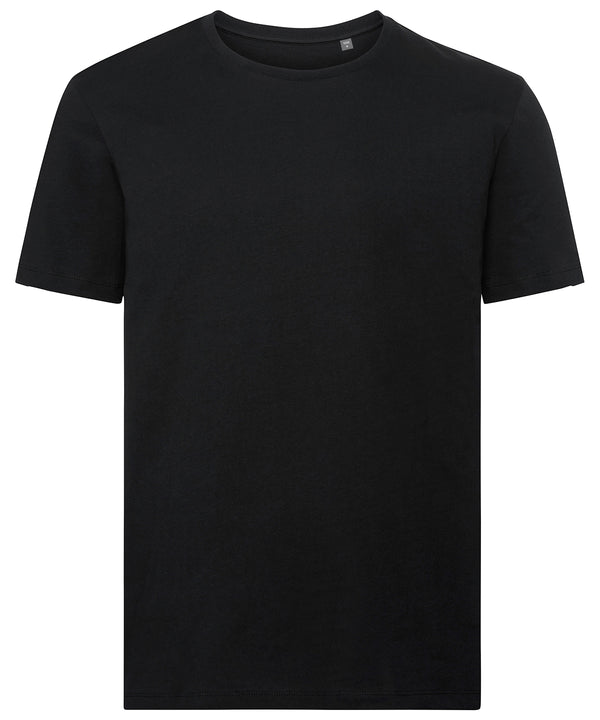 Russell J108M Pure organic tee — Black