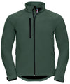 Russell J140M Softshell jacket — Bottle Green