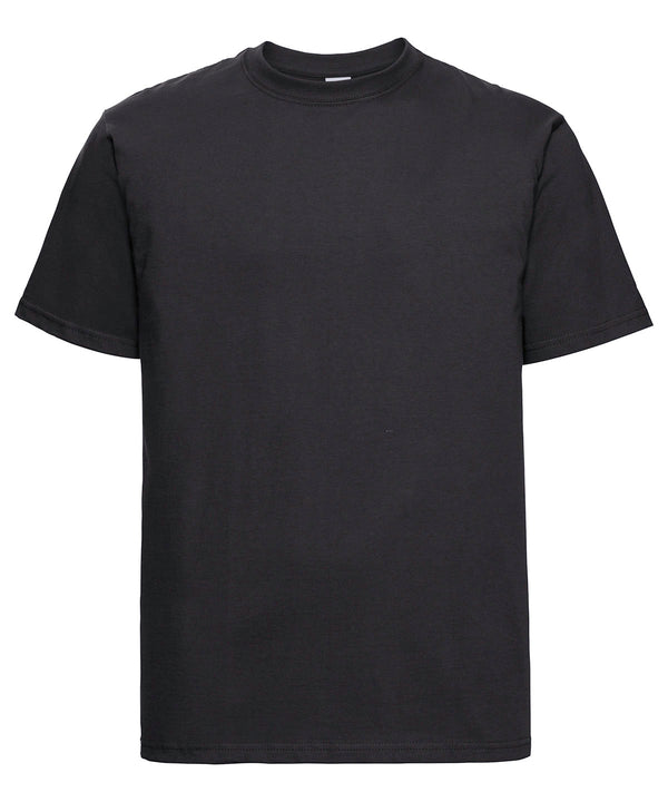 Russell J215M Classic heavyweight ringspun t-shirt — Black