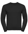 Russell J262M Set-in sleeve sweatshirt — Black†