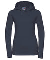 Russell J265F Women's authentic hooded sweatshirt — French Navy