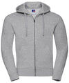 Russell J266M Authentic zipped hooded sweat — Light Oxford