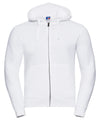 Russell J266M Authentic zipped hooded sweat — White