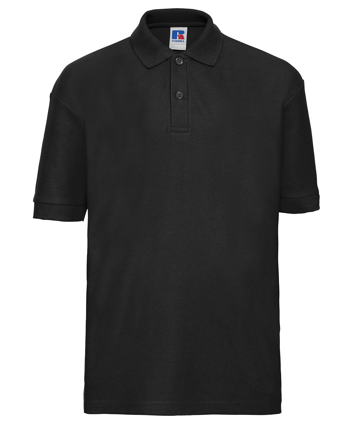 Russell J539B Kids polo shirt — Black