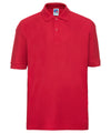 Russell J539B Kids polo shirt — Bright Red