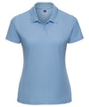 Russell J539F Women's classic polycotton polo — Sky