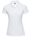 Russell J539F Women's classic polycotton polo — White