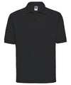 Russell J539M Classic polycotton polo — Black†