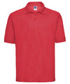 Russell J539M Classic polycotton polo — Bright Red