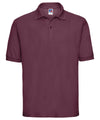 Russell J539M Classic polycotton polo — Burgundy