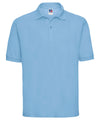 Russell J539M Classic polycotton polo — Sky