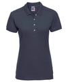 Russell J566F Women's stretch polo — French Navy