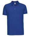 Russell J566M Stretch polo — Bright Royal