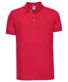 Russell J566M Stretch polo — Classic Red