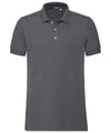 Russell J566M Stretch polo — Convoy Grey
