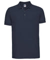 Russell J566M Stretch polo — French Navy