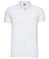 Russell J566M Stretch polo — White