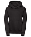 Russell J575B Kids hooded sweatshirt — Black