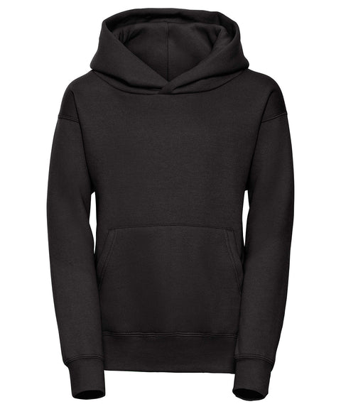Russell J575B Kids hooded sweatshirt — Black