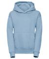 Russell J575B Kids hooded sweatshirt — Sky