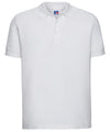 Russell J577M Ultimate classic cotton polo — White