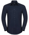 Russell J922M Long sleeve easycare tailored Oxford shirt — Bright Navy