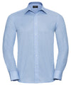 Russell J922M Long sleeve easycare tailored Oxford shirt — Oxford Blue