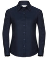 Russell J932F Women's long sleeve easycare Oxford shirt — Bright Navy